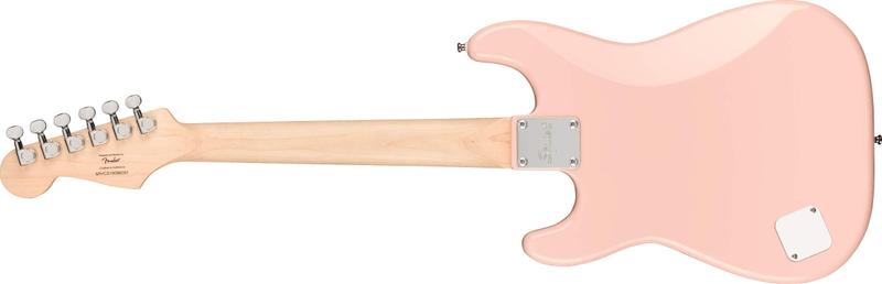 【10714】 Squier Stratocaster mini pink Guitarra elétrica Fender Squier Mini Stratocaster Shell Pink